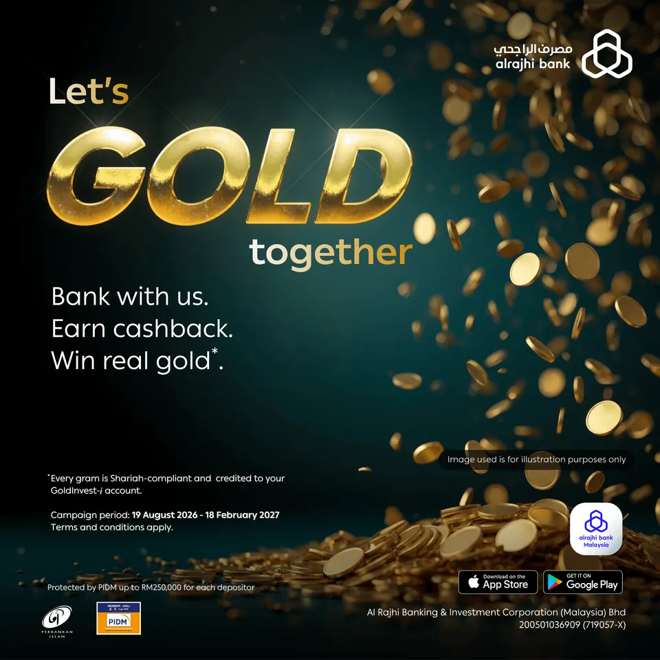 Let's Gold Together (bank-with-us-earn-cashback-win-real-gold)