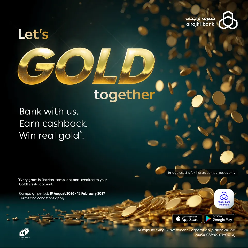 Let's Gold Together (bank-with-us-earn-cashback-win-real-gold)